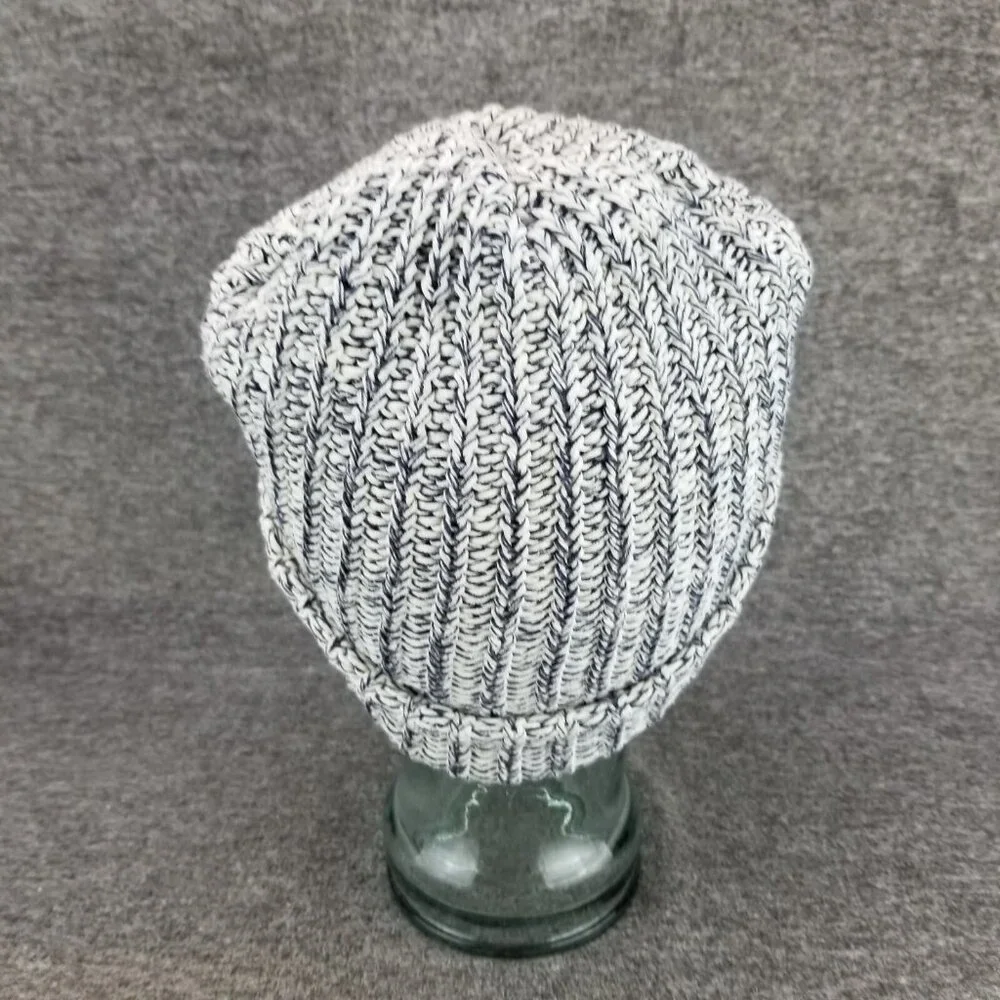 ✅Love Your Melon Grey Cable Knit Beanie Winter Hat 100% Cotton OSFM OSFA - Picture 5 of 7
